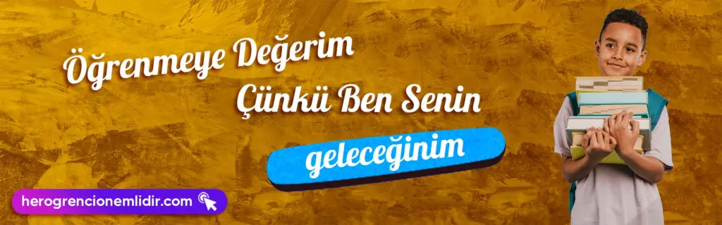 Öğrenmeye değerim çünkü ben senin geleceğinim: Kucağında kitap yığını taşıyan gülümseyen erkek çocuk