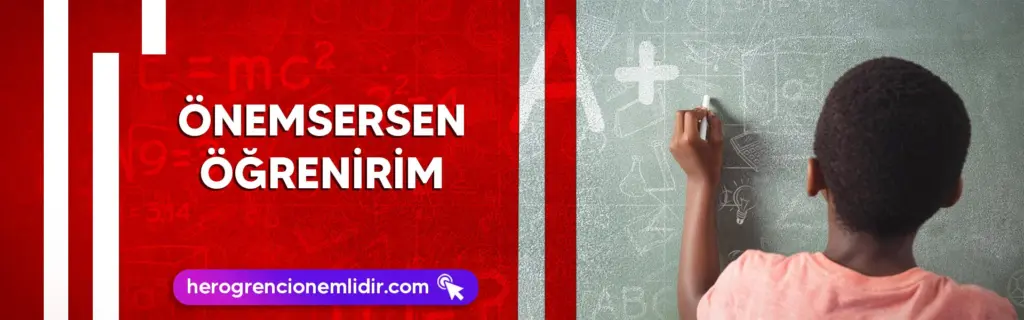 Önemsersen öğrenirim: Kara tahtaya yazı yazan çocuk